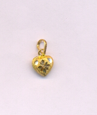 GOLD PENDENT PLAIN FANCY