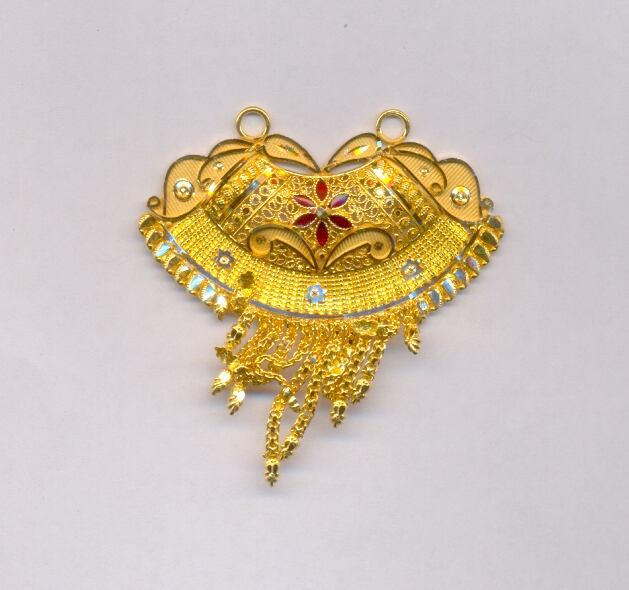GOLD PENDENT PLAIN FANCY