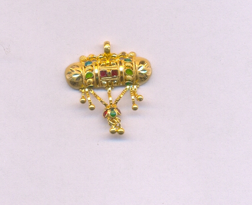 GOLD PENDENT PLAIN FANCY