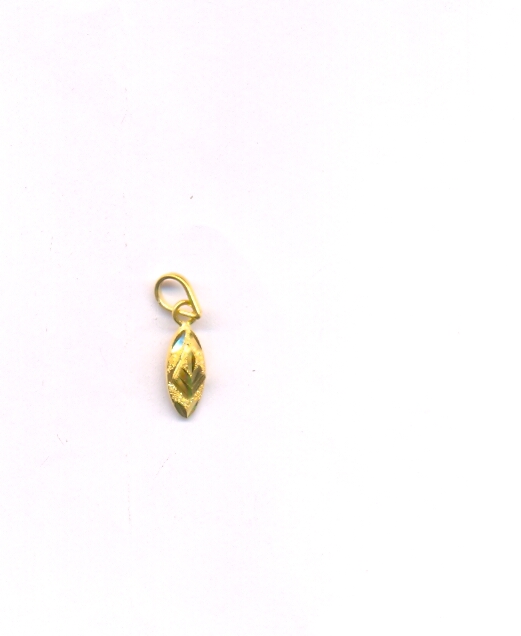 GOLD PENDENT PLAIN FANCY