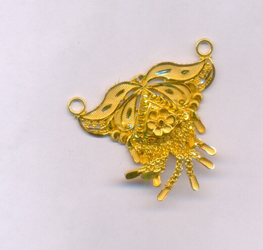 GOLD PENDENT PLAIN FANCY