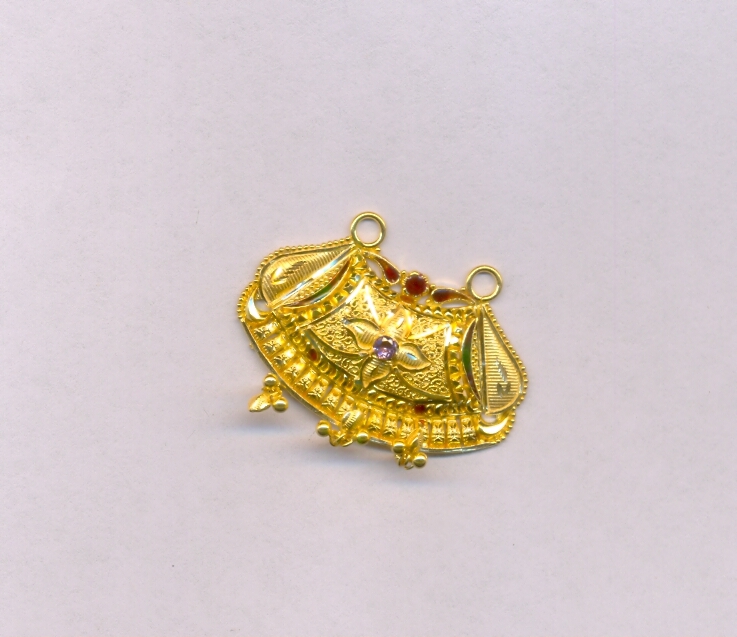 GOLD PENDENT PLAIN FANCY