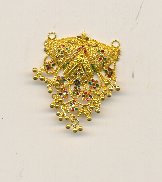 GOLD PENDENT PLAIN FANCY