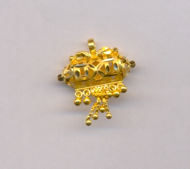 GOLD PENDENT PLAIN FANCY