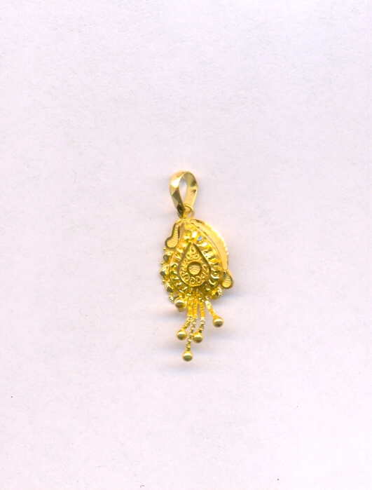 GOLD PENDENT PLAIN FANCY