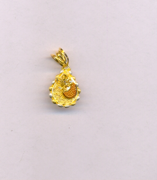GOLD PENDENT PLAIN FANCY