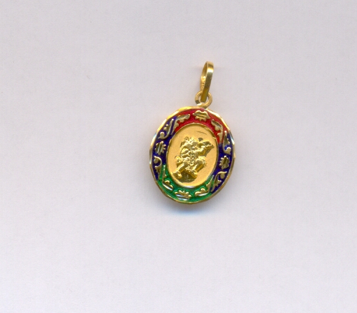 GOLD PENDENT PLAIN FANCY