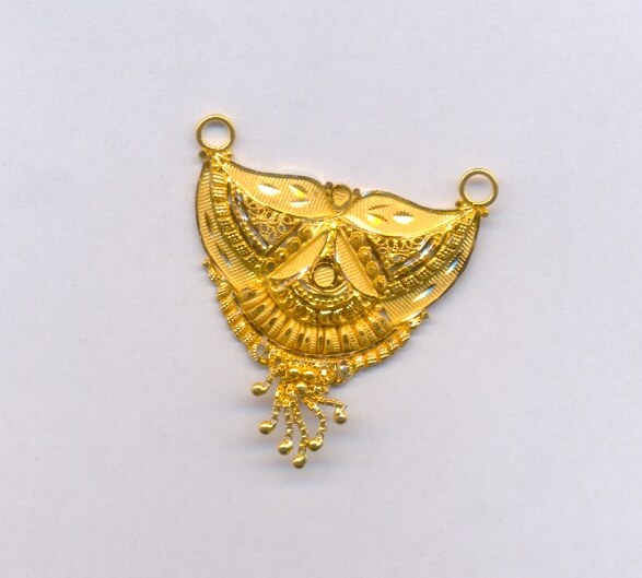 GOLD PENDENT PLAIN FANCY