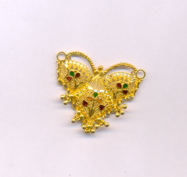 GOLD PENDENT PLAIN FANCY
