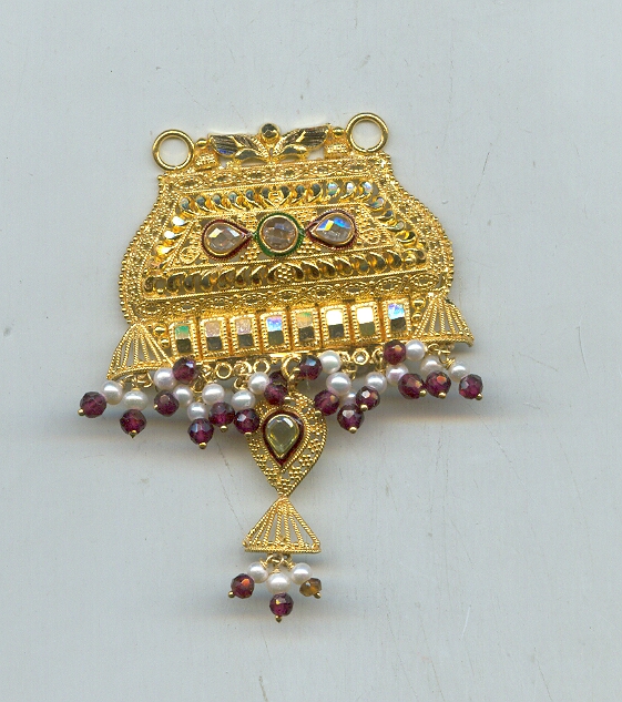 GOLD PENDENT PLAIN FANCY