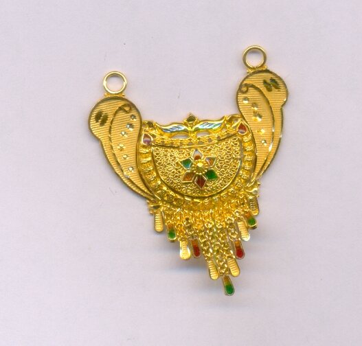 GOLD PENDENT PLAIN FANCY