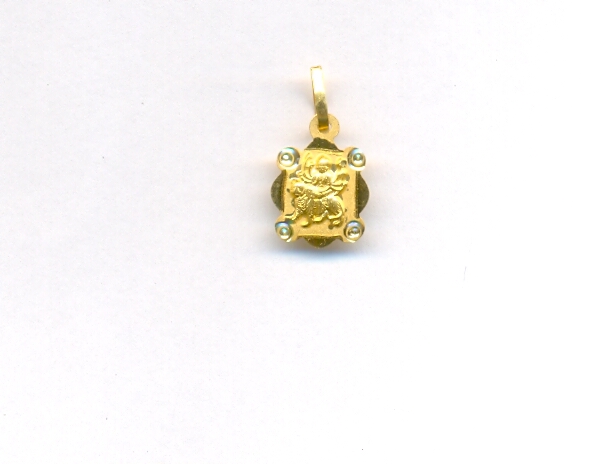 GOLD PENDENT PLAIN FANCY