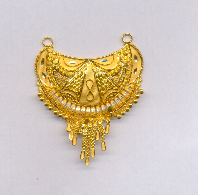 GOLD PENDENT PLAIN FANCY