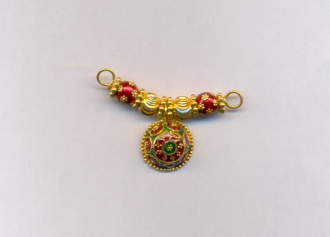 GOLD PENDENT PLAIN FANCY