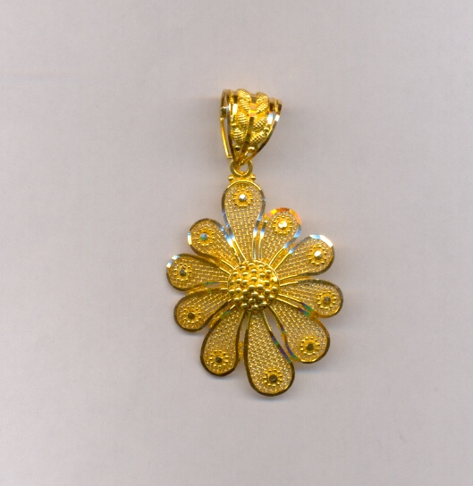 GOLD PENDENT PLAIN FANCY