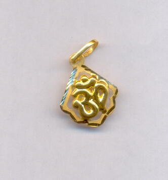 GOLD PENDENT PLAIN FANCY