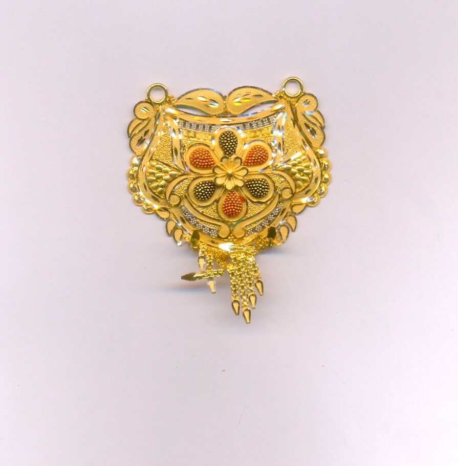 GOLD PENDENT PLAIN FANCY