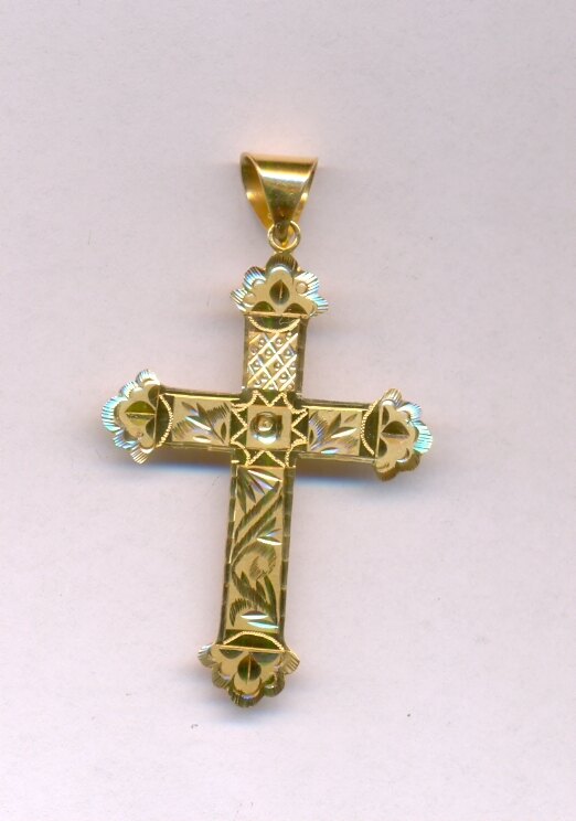 GOLD PENDENT PLAIN FANCY