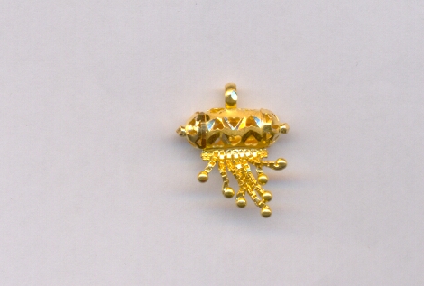 GOLD PENDENT PLAIN FANCY