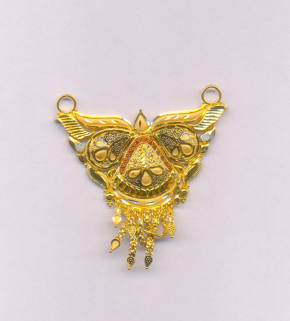 GOLD PENDENT PLAIN FANCY