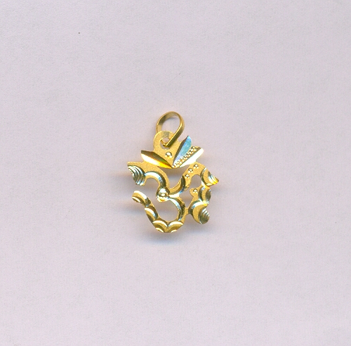 GOLD PENDENT PLAIN FANCY
