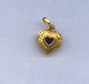 GOLD PENDENT PLAIN FANCY