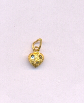 GOLD PENDENT PLAIN FANCY