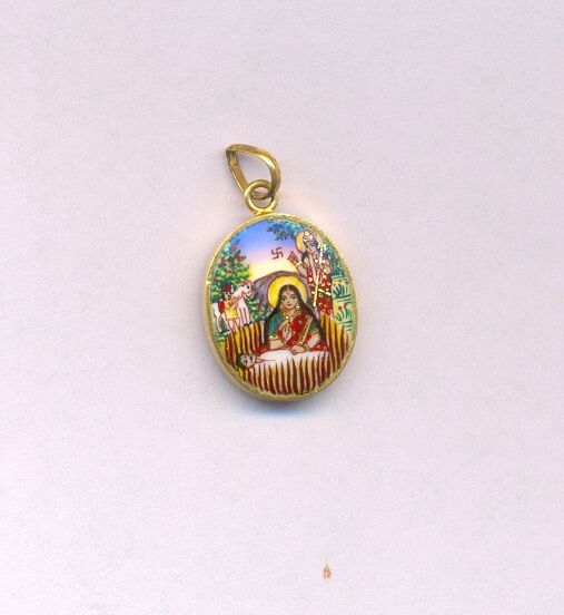 GOLD PENDENT PLAIN FANCY