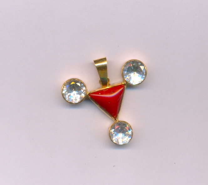 GOLD PENDENT PLAIN FANCY