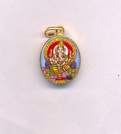 GOLD PENDENT PLAIN FANCY