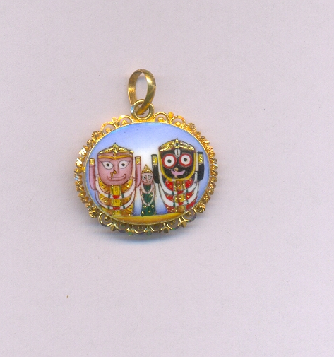 GOLD PENDENT PLAIN FANCY