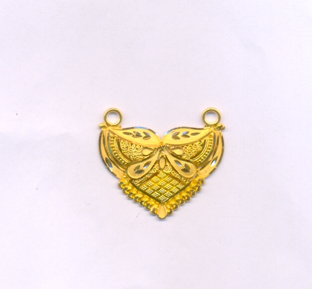 GOLD PENDENT PLAIN FANCY