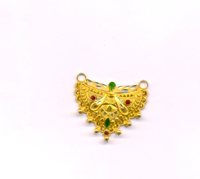 GOLD PENDENT PLAIN FANCY