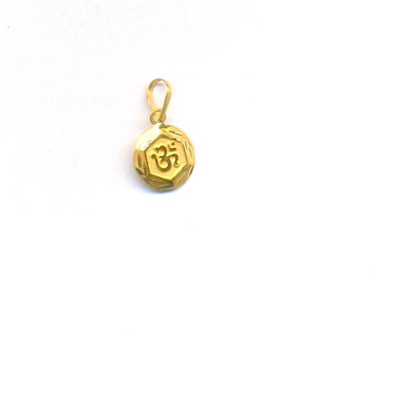 GOLD PENDENT PLAIN FANCY