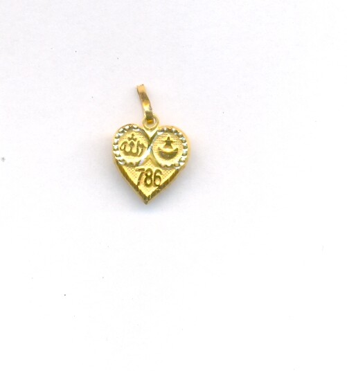 GOLD PENDENT PLAIN FANCY