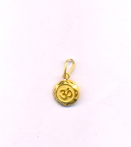 GOLD PENDENT PLAIN FANCY
