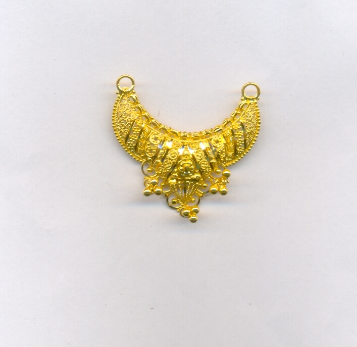 GOLD PENDENT PLAIN FANCY