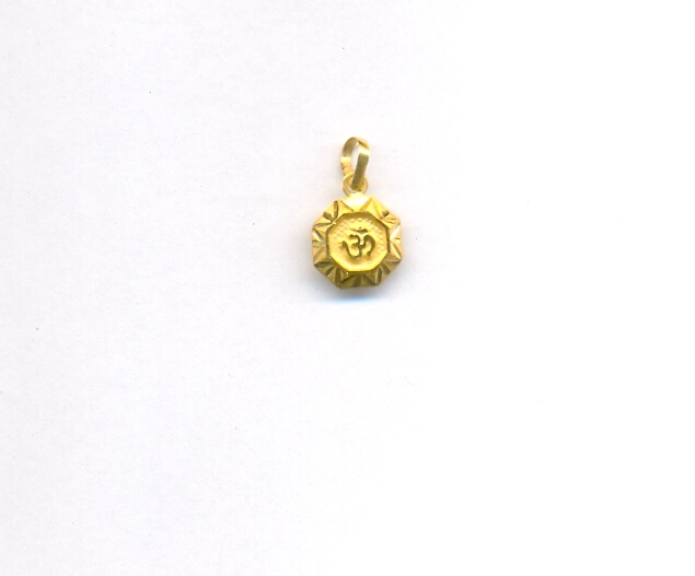 GOLD PENDENT PLAIN FANCY