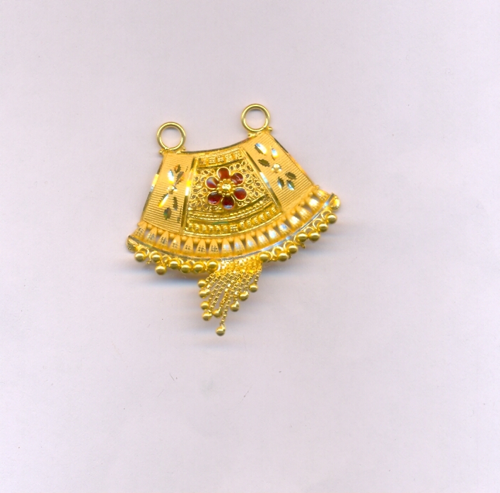 GOLD PENDENT PLAIN FANCY