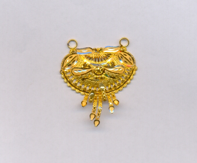 GOLD PENDENT PLAIN FANCY