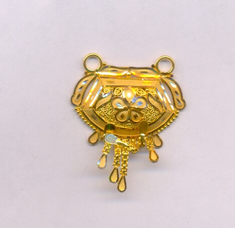 GOLD PENDENT PLAIN FANCY