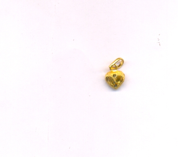 GOLD PENDENT PLAIN FANCY