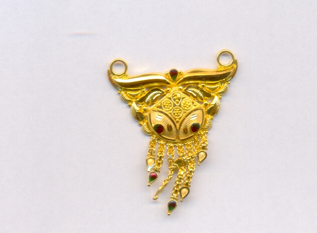 GOLD PENDENT PLAIN FANCY