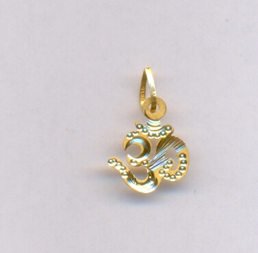 GOLD PENDENT PLAIN FANCY