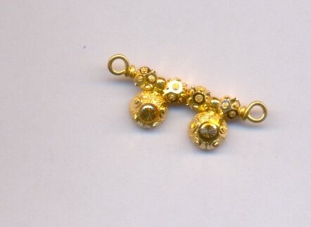 GOLD PENDENT PLAIN FANCY