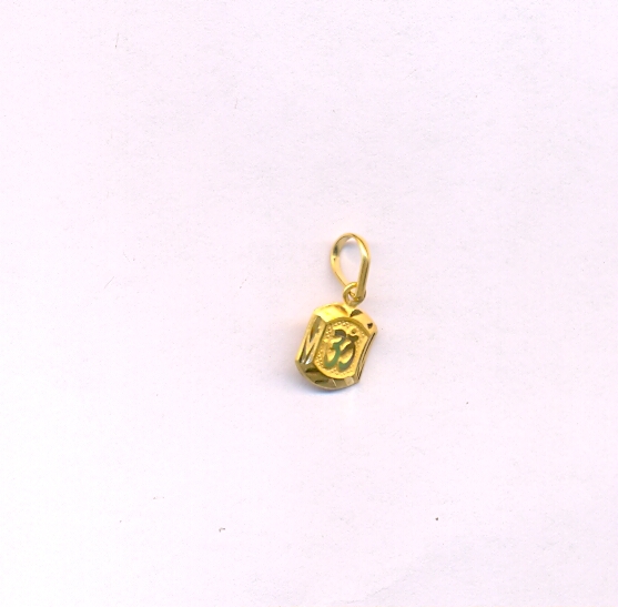 GOLD PENDENT PLAIN FANCY