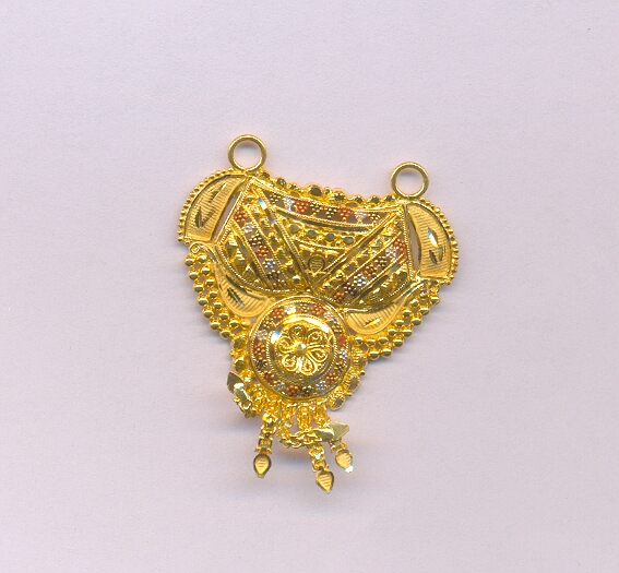 GOLD PENDENT PLAIN FANCY