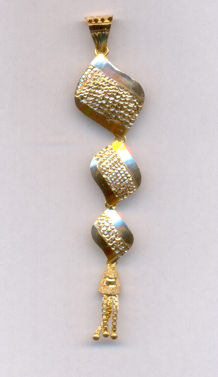 GOLD PENDENT PLAIN FANCY