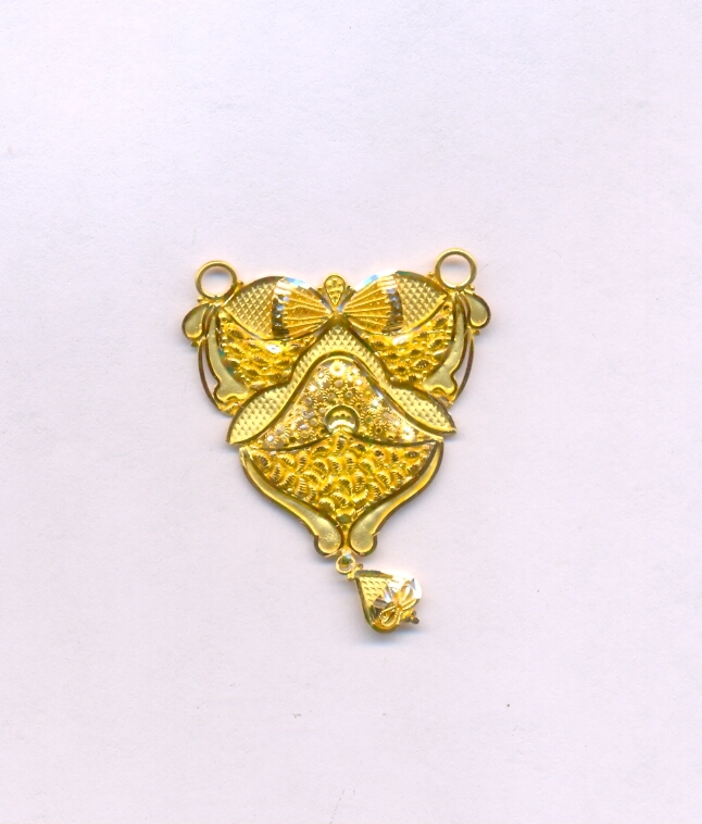 GOLD PENDENT PLAIN FANCY