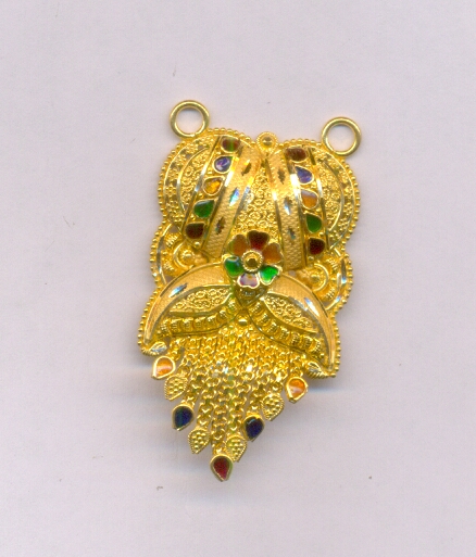 GOLD PENDENT PLAIN FANCY